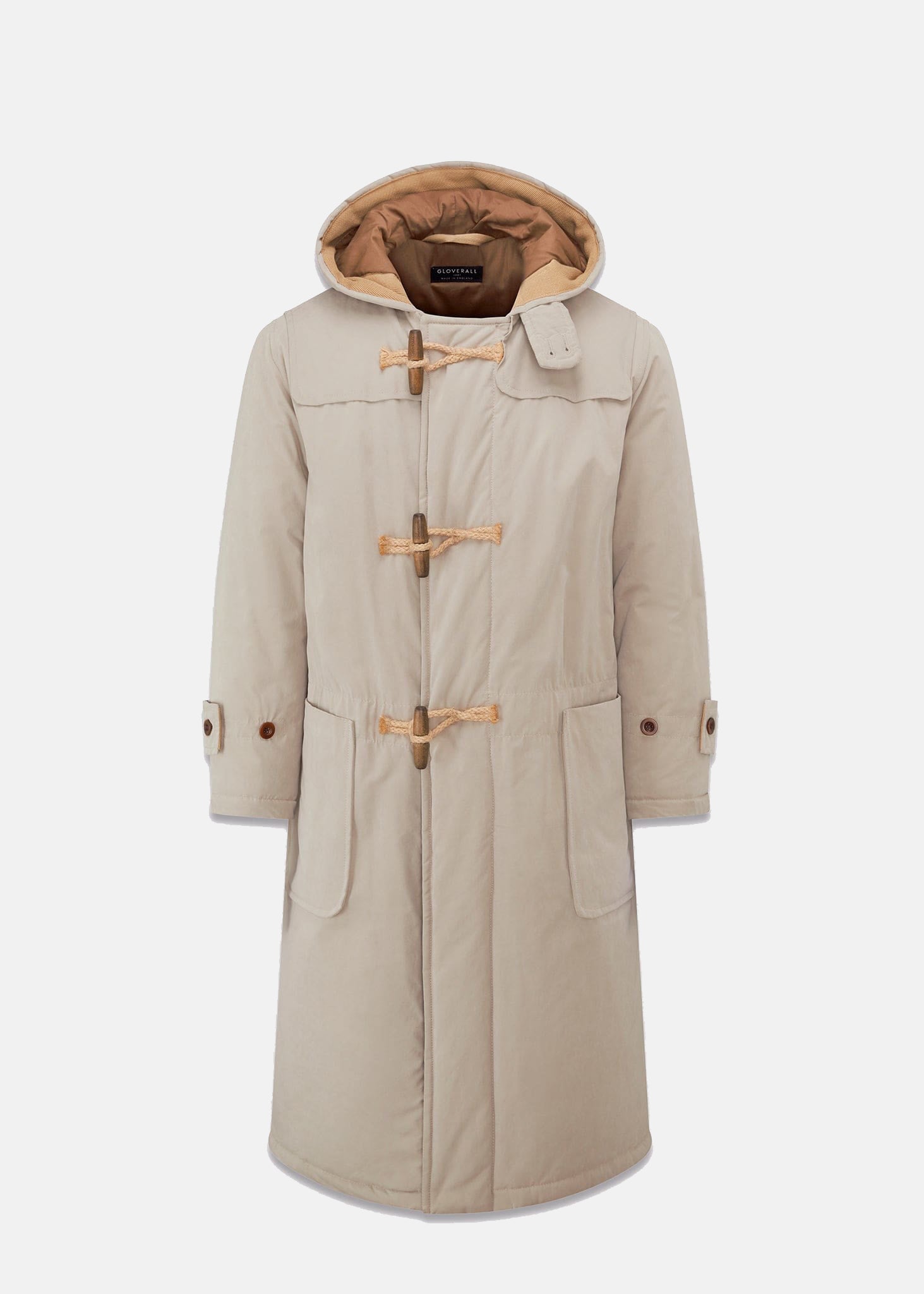 パッド入りダッフルコート ベージュ – Gloverall パッド入りダッフルコート ベージュ – Gloverall