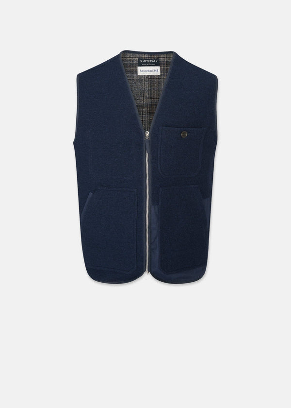 Renewed Works Vest Navy