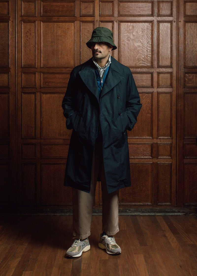 Raleigh Trench Coat Navy