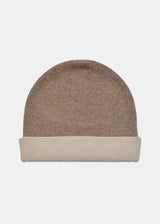 Reversible Cashmere Hat Natural